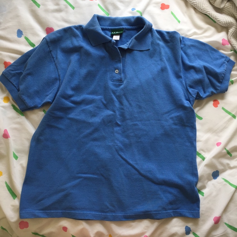 Cotton LL Bean polo shirt
